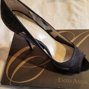 Enzo Angiolini Black Evening Heels